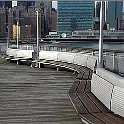 Queens West Pier, New York, USA