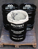 Roasted molybdenum concentrate powder