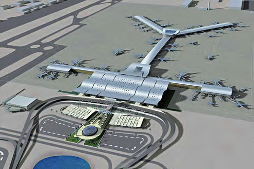 New Doha International Airport from the air