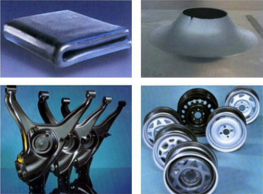 Typical Mo-alloyed HSLA applications requiring good cold forming behaviour